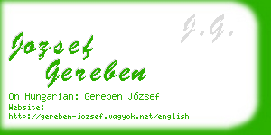 jozsef gereben business card